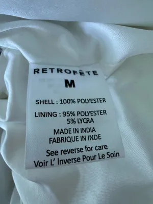 Retrofête NWT Deema Pearl Embellished Strapless Wedding Bridal Mini Ivory Med thumbnail 11