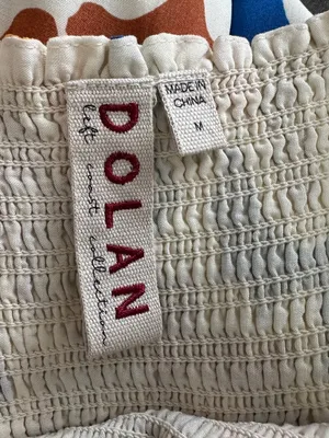 Anthropologie x Dolan Left Coast Womens M Smocked Midi Dress Multicolor Abstract thumbnail 5