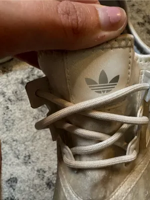 adidas Cream Velvet Casual Sneakers with Black Logo thumbnail 10