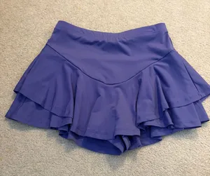 Purple Layered Ruffle Athletic Skort Size M thumbnail 1