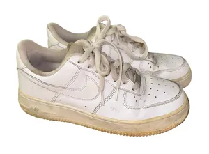 Nike Air Force 1 Low White Leather‎ Sneakers Women's 7.5 Casual Shoes thumbnail 1