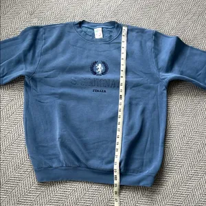 Italia Blue Crewneck Sweatshirt thumbnail 6