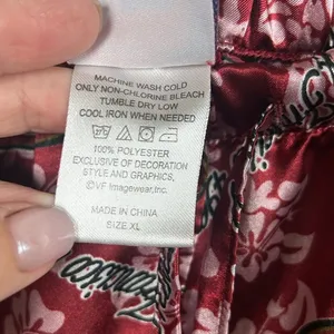 NFL for Her San Francisco 49ers Red Silky Pajama Pants size XL thumbnail 4