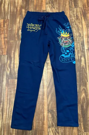 Ed Hardy Sweatpants Blue  thumbnail 1