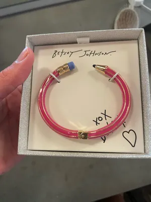 Betsey Johnson Bracelet Pencil Cuff thumbnail 1