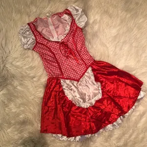 Red and White Gingham Costume Size XXS thumbnail 1