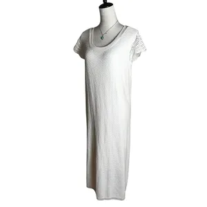 Lane‎ Bryant Birch Cream Crochet Knit Midi Dress Plus 22/24 Boho Chic Minimalist thumbnail 6