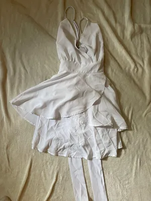 Amazon White Dress thumbnail 1