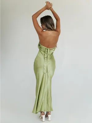 Princess Polly Haley Maxi Dress Green thumbnail 3