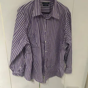 Ralph Lauren Lavender and White Striped Button-Down Shirt no size pit to pit 26 thumbnail 4