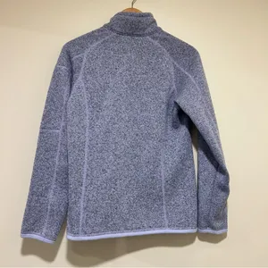 Patagonia Womens Better Sweater 1/4 Zip Fleece Pullover in Purple Blue Sz Medium thumbnail 5