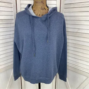 LIV Outdoor Kendall Crossover Back Pullover Hoodie‎ Sweatshirt Blue Large thumbnail 3