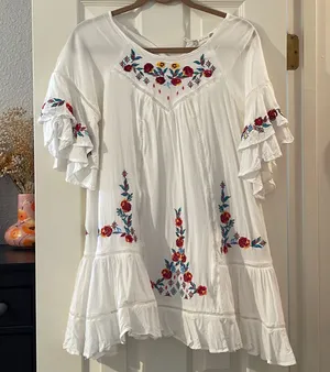 Altar’d State white dress thumbnail 1