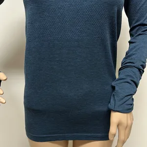Lululemon Women's Swifty Blue Long Sleeve Activewear Performance Shirt Size S thumbnail 4