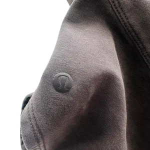 Lululemon LA Oversized Long Sleeve Tunic Size 12 Dark Grey Cotton Sweatshirt thumbnail 7