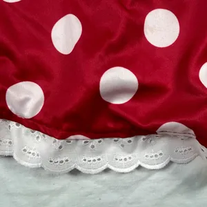 Little Miss Mouse Red Polka Dot Dress & Sash only. Sz M Halloween Costume Adult thumbnail 3