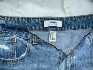 Forever 21 Jean Skirt Distressed thumbnail 4