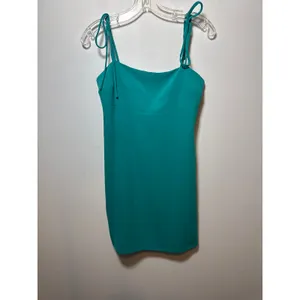 Amanda Uprichard Roxi Mini Sheath Sleeveless Dress in Teal Green Women's S thumbnail 4
