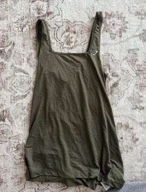 Olive Green Open Back Tank thumbnail 1