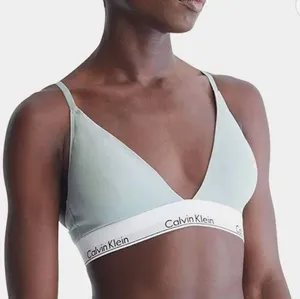 Calvin Klein NWT Women's Modern Cotton Lightly Lined Triangle Wireless Bralette thumbnail 1