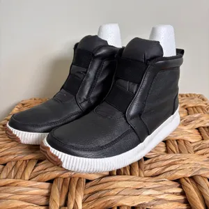 Sorel Out‎ N About III Conquest Waterproof Boots Black Leather NL3807 Womens 8.5 thumbnail 5