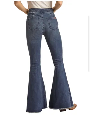 Rock N Roll Denim Bell Bottoms thumbnail 5