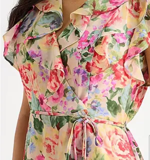 Melonie T Womens Sleeveless Floral Maxi Dress thumbnail 3