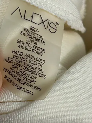 Alexis Arlington Cross Back Playsuit in Off White Large thumbnail 4