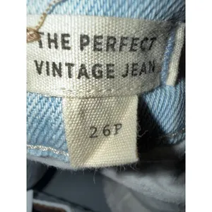 Madewell Vintage‎ High Rise Straight Leg Light Wash Denim Jeans Womens 26 thumbnail 10