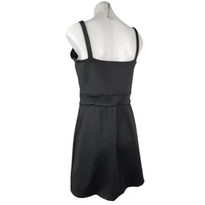 Year of Ours Black Sleeveless Square Neck Athletic Tennis Mini A Line Dress Sz L thumbnail 5