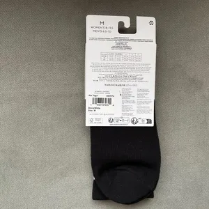 Alo Yoga Unisex Throwback Sock Black/White M thumbnail 3