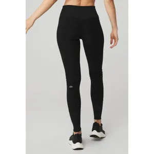 Alo yoga HIGH-WAIST ALOSOFT LOUNGE LEGGING Black XXS NWT thumbnail 2