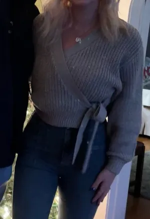 H&M Divided Wrap Top Sweater thumbnail 4