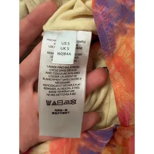 Y2K Indie Urban Outfitters‎ Sunset Tie Dye Mesh Cami S thumbnail 4
