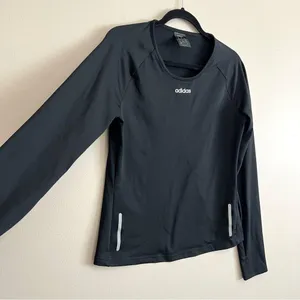 Adidas Climawarm Long Sleeve Top Black Size Medium thumbnail 6