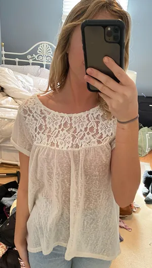 Free People Flowy Shirt thumbnail 2