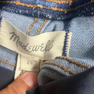 Madewell maternity skinny medium wash jeans size 26 thumbnail 3