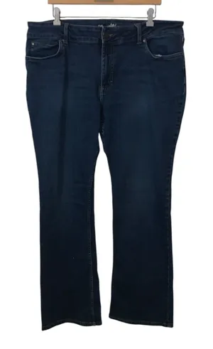 Wrangler Western Bootcut Jeans Embroidered Pockets Womans 35X34 thumbnail 1