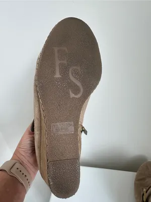 Franco Sarto Amerosa Buckle Wedge Bootie Tan Suede Size 9 thumbnail 8