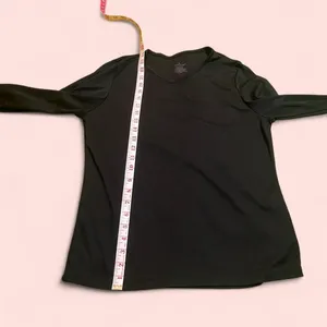 Cuddl Duds Black Long Sleeve Shirt thumbnail 5