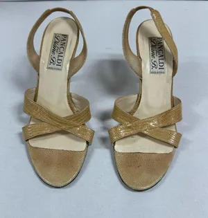 Pancaldi for Diane B Vintage Style Slingback Heels‎ - Size 8. thumbnail 1