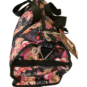 Betty Boop Heart & Kiss Travel 19” Duffle Bag W/Handles & Strap New With Tags thumbnail 3