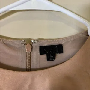 NBD Women's Small Long Dress Beige Nude‎ Cutout Slit Stretch thumbnail 4