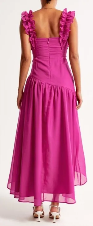 Abercrombie and Fitch Pink High Low Dress thumbnail 2