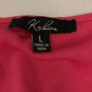 Kaleina Blouse Flowing Flutter Short Sleeves Deep V-Neckline Pink Women's L NWT thumbnail 3