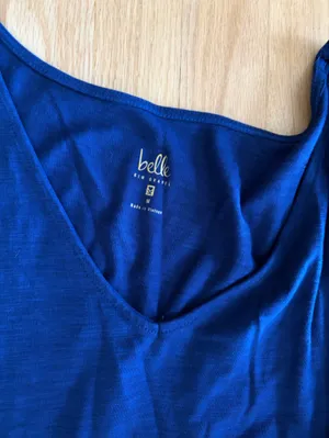 Belle by Kim Gravel v neck Tank Maxi Dress medium cotton modal thumbnail 2