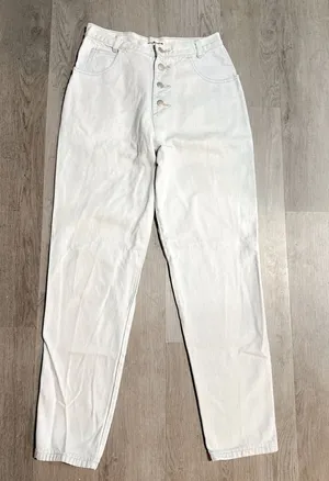 Mixed blues high waisted jeans Size 12 thumbnail 1