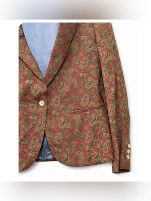 Vintage Mid 1980’s Schriver’s Corbin LTD Women’s Paisley Blazer Jacket Size S thumbnail 10