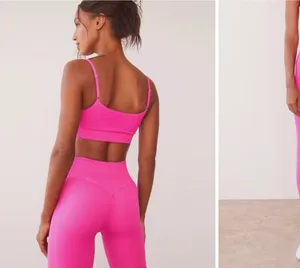 Joja Hot pink  Workout set thumbnail 4