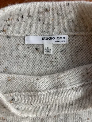 Cream sweater dress thumbnail 4